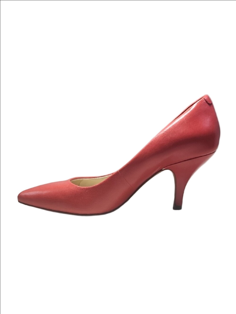 ALDO vintage red leather pointed toe low heel shoes